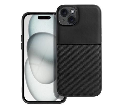 Puzdro NOBLE pre iPhone 15 Plus, Čierne