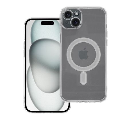 Clear Mag Cover pre iPhone 15 Plus, Priesvitný